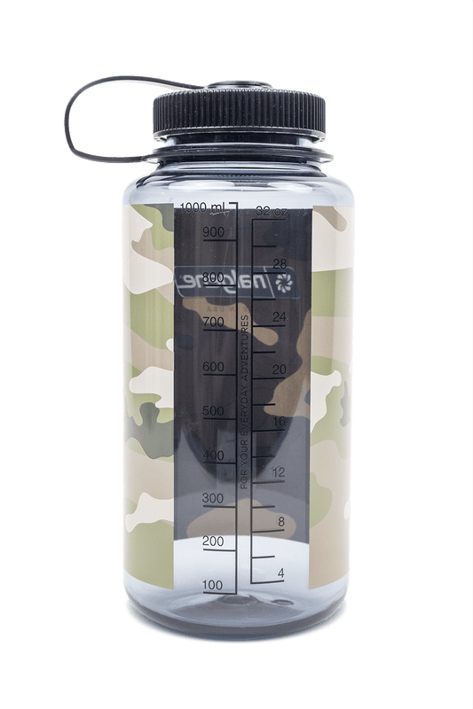 32oz Wide Mouth Camo Print Bottles - US 4921