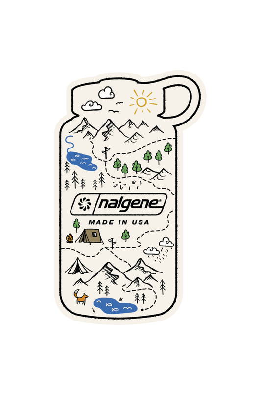 Nalgene Bottle Map Sticker - US 1790